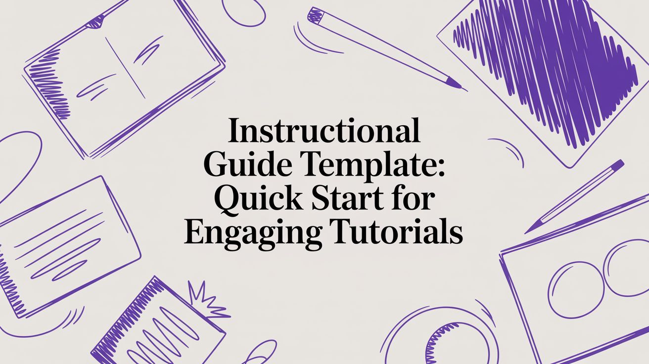 Instructional Guide Template: Quick Start for Engaging Tutorials