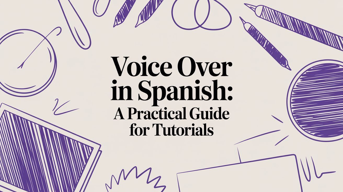 Voice Over in Spanish: A Practical Guide for Tutorials