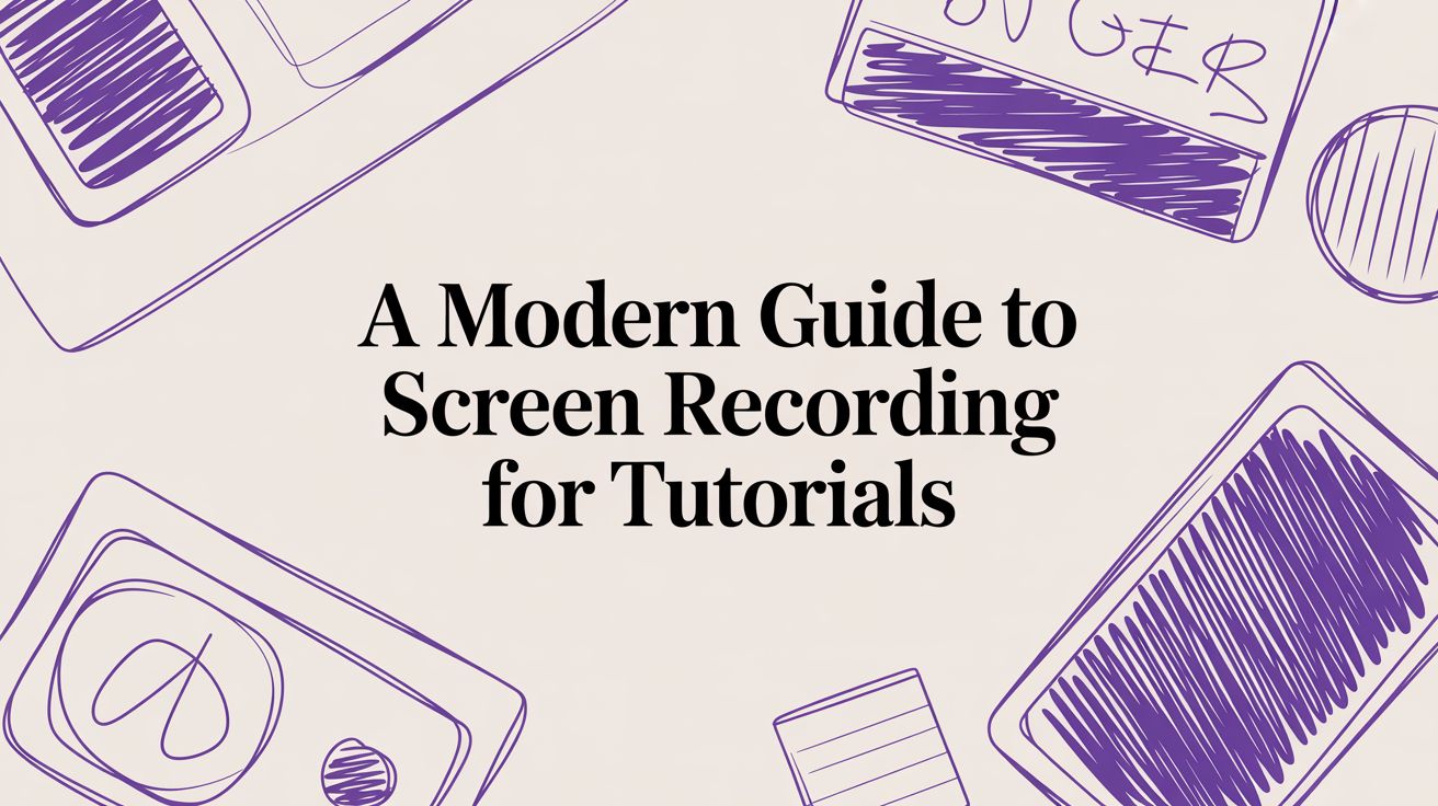 A Modern Guide To Screen Recording For Tutorials