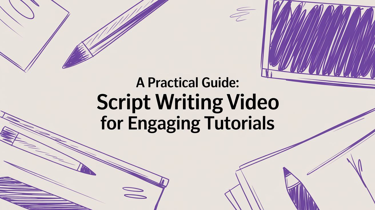 A Practical Guide: script writing video for Engaging Tutorials