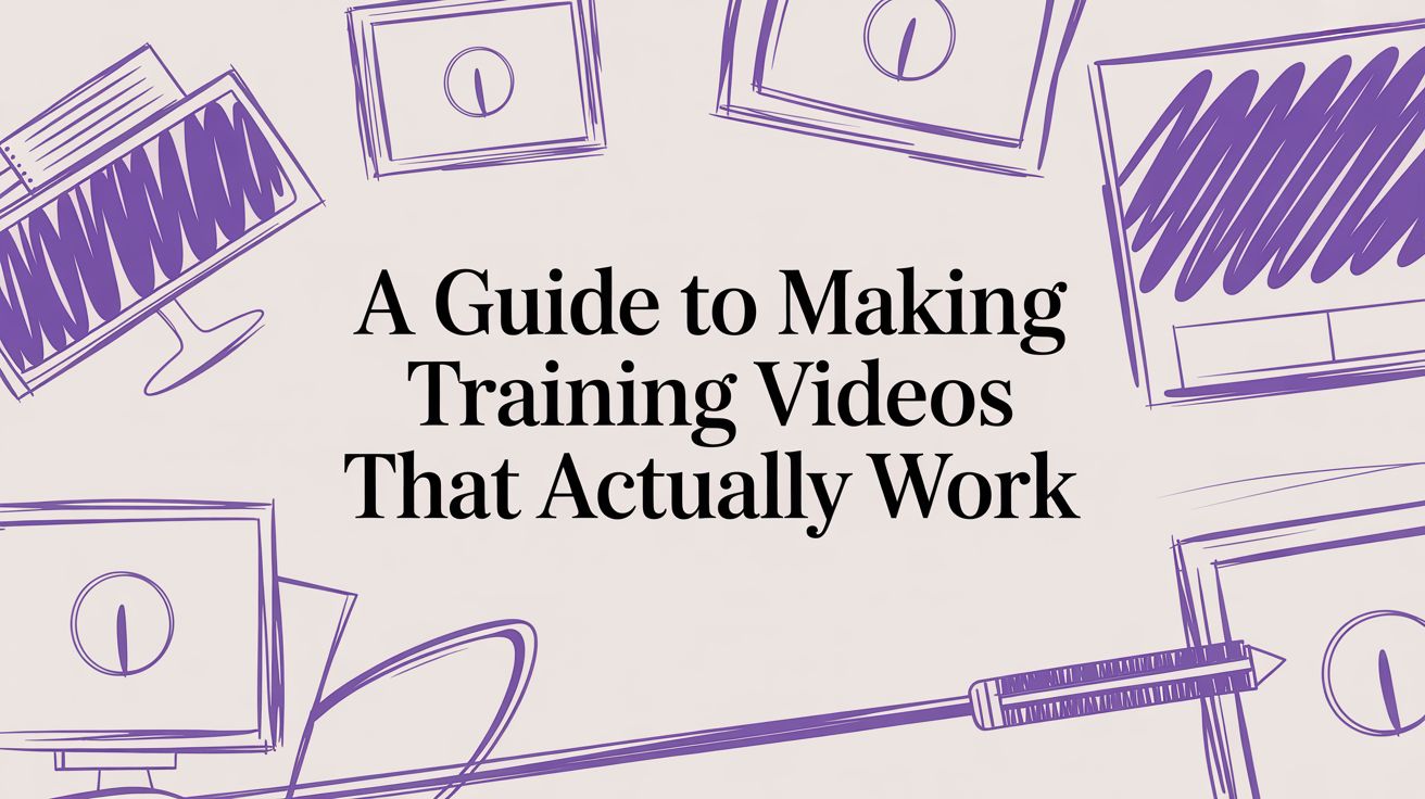 A Guide to Making Training Videos That Actually Work