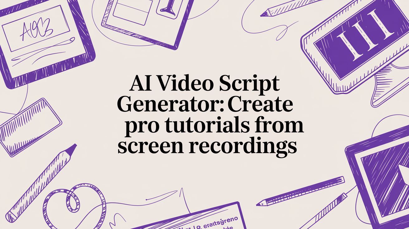 Ai video script generator: Create Pro Tutorials from Screen Recordings