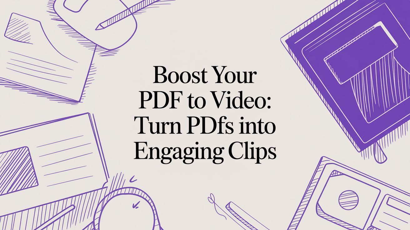 Boost Your pdf to video: Turn PDFs Into Engaging Clips