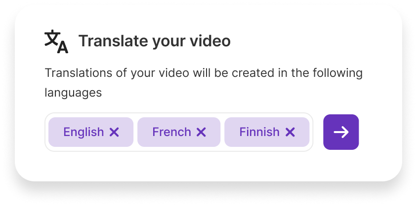 one-click video translation, multilingual reach, global audience access, instant language selection