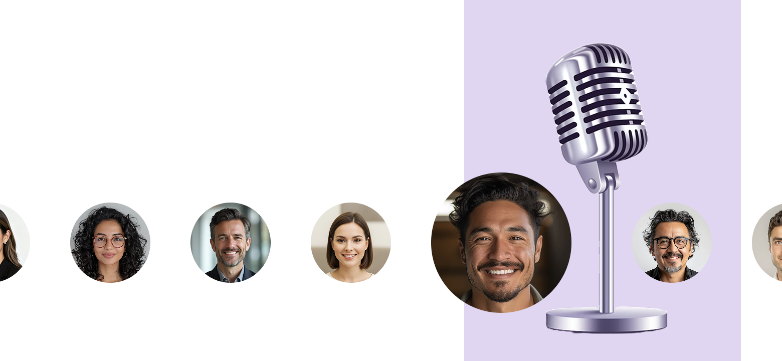 diverse AI voices, human-like narration, multiple voice options, professional audio quality