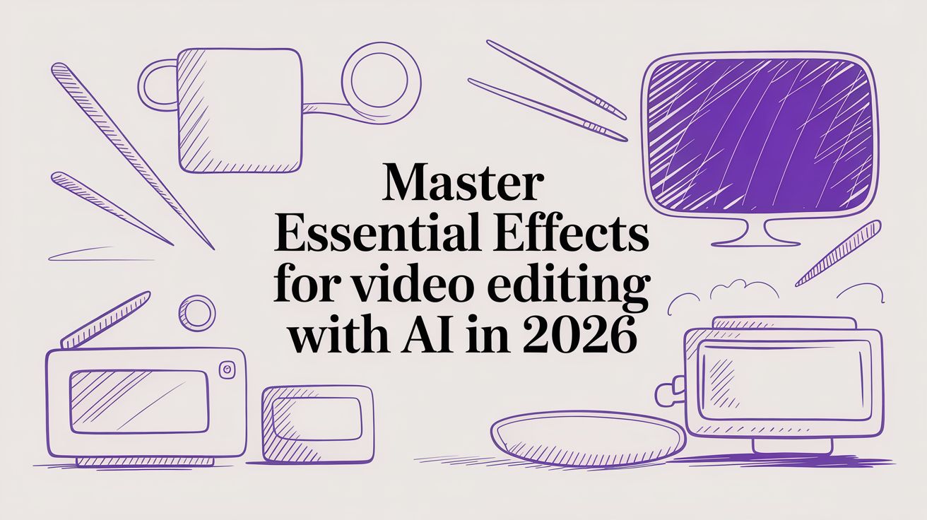 Master Essential Effects for Video Editing with AI in 2026