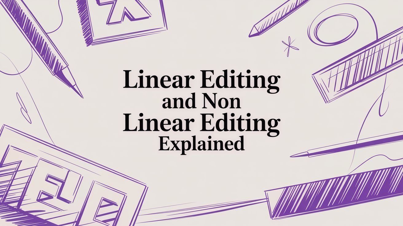 Linear Editing and Non Linear Editing Explained