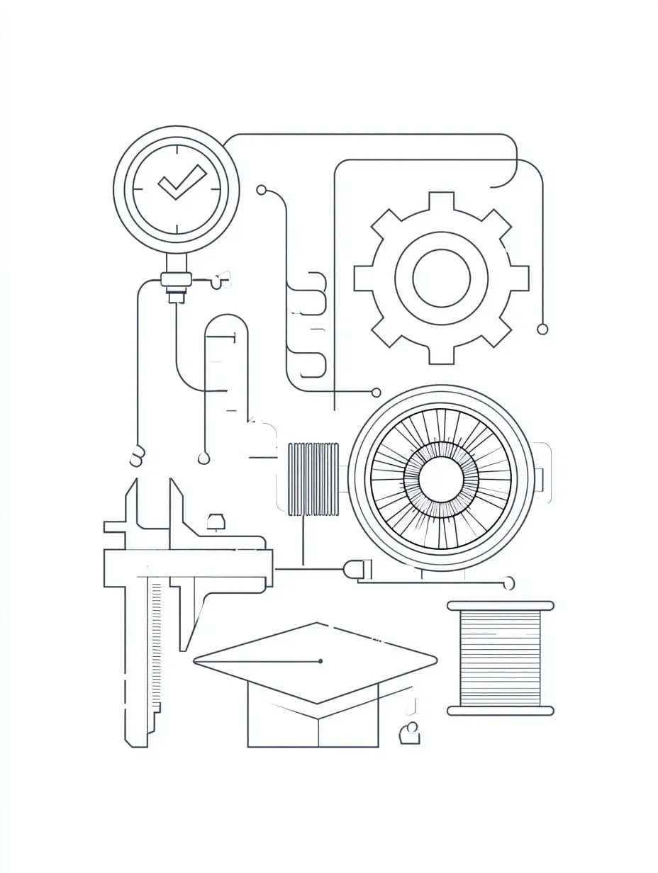 Illustration verschiedener Bausteine eines Website-Baukastens.