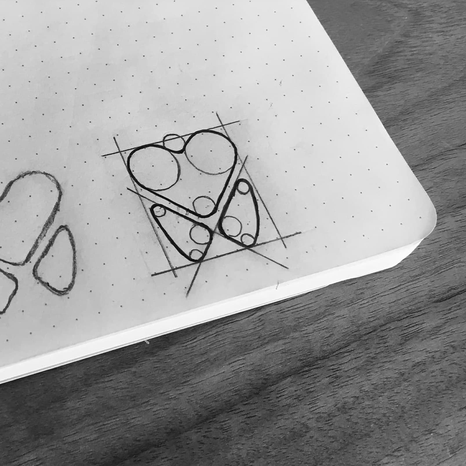 Dental marketing and branding logo sketches