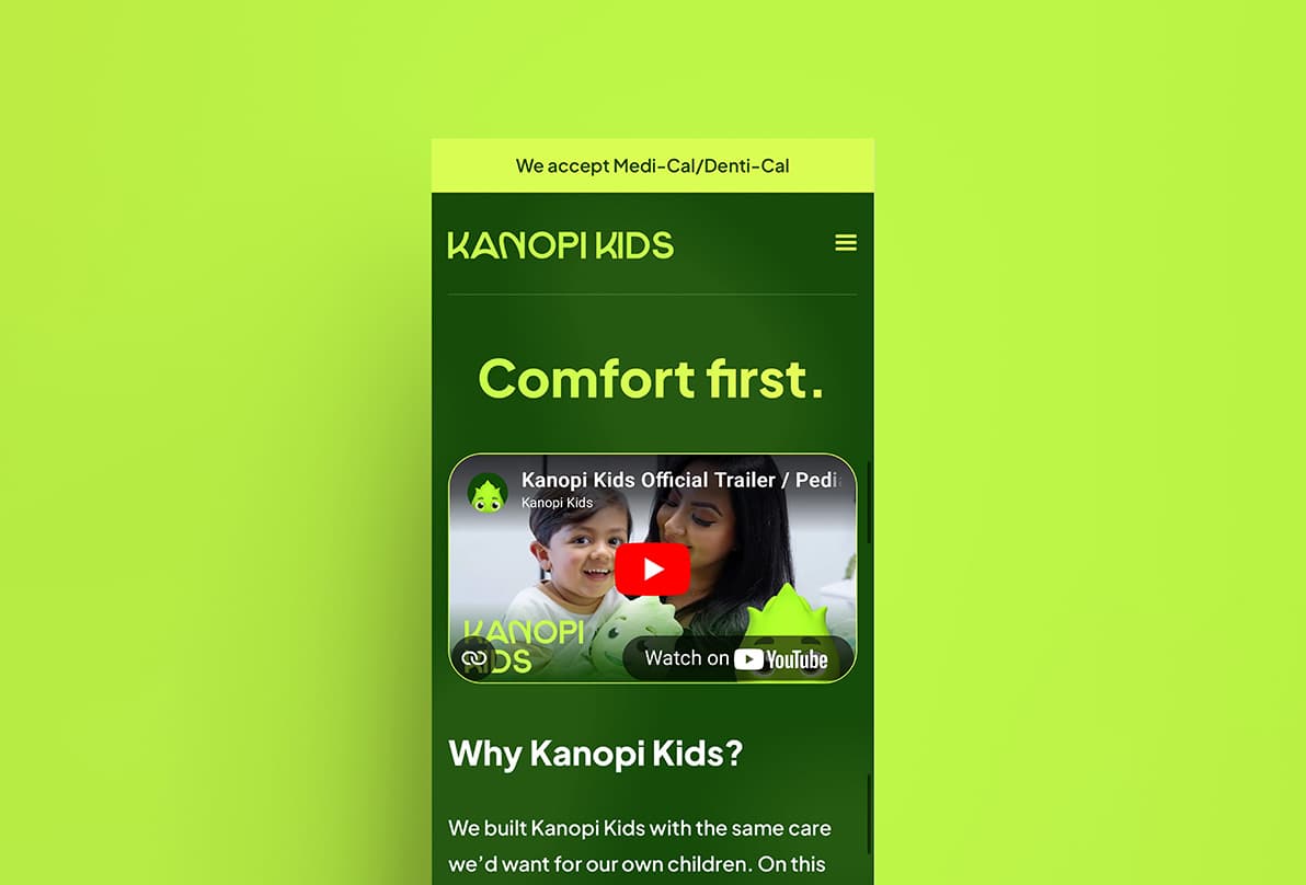 Dental marketing and branding mobile mockup