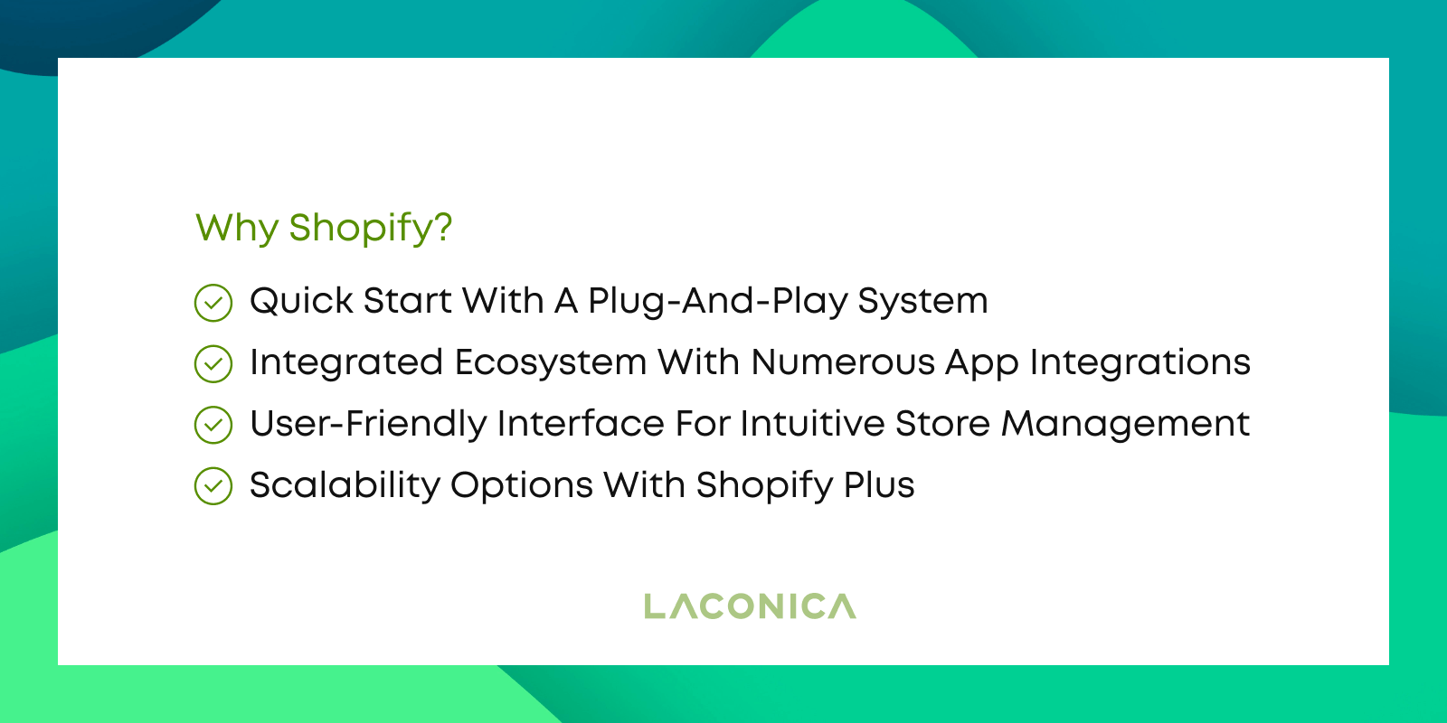 Why Shopify