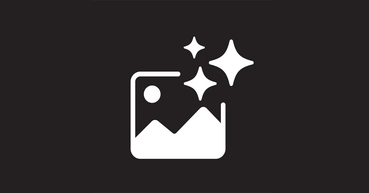AI generate image icon.