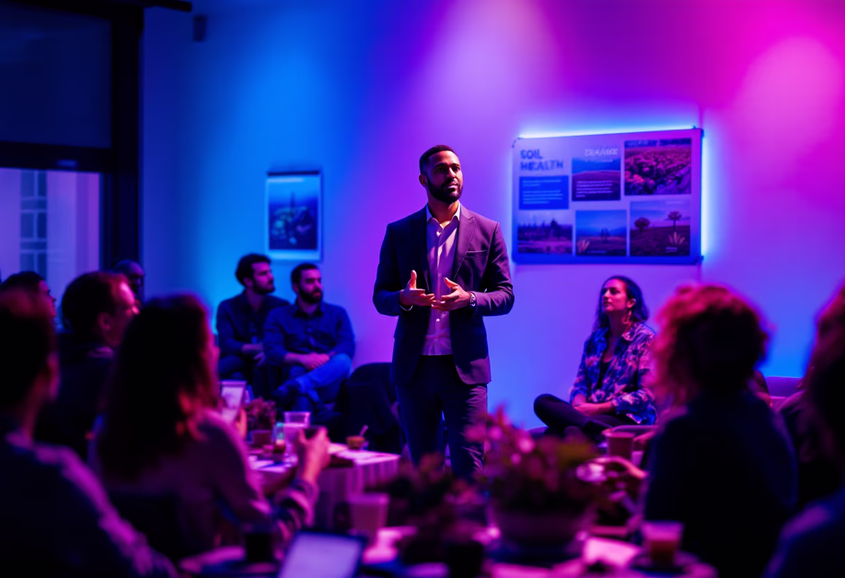 image of a soil health seminar