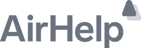 Gray AirHelp logo