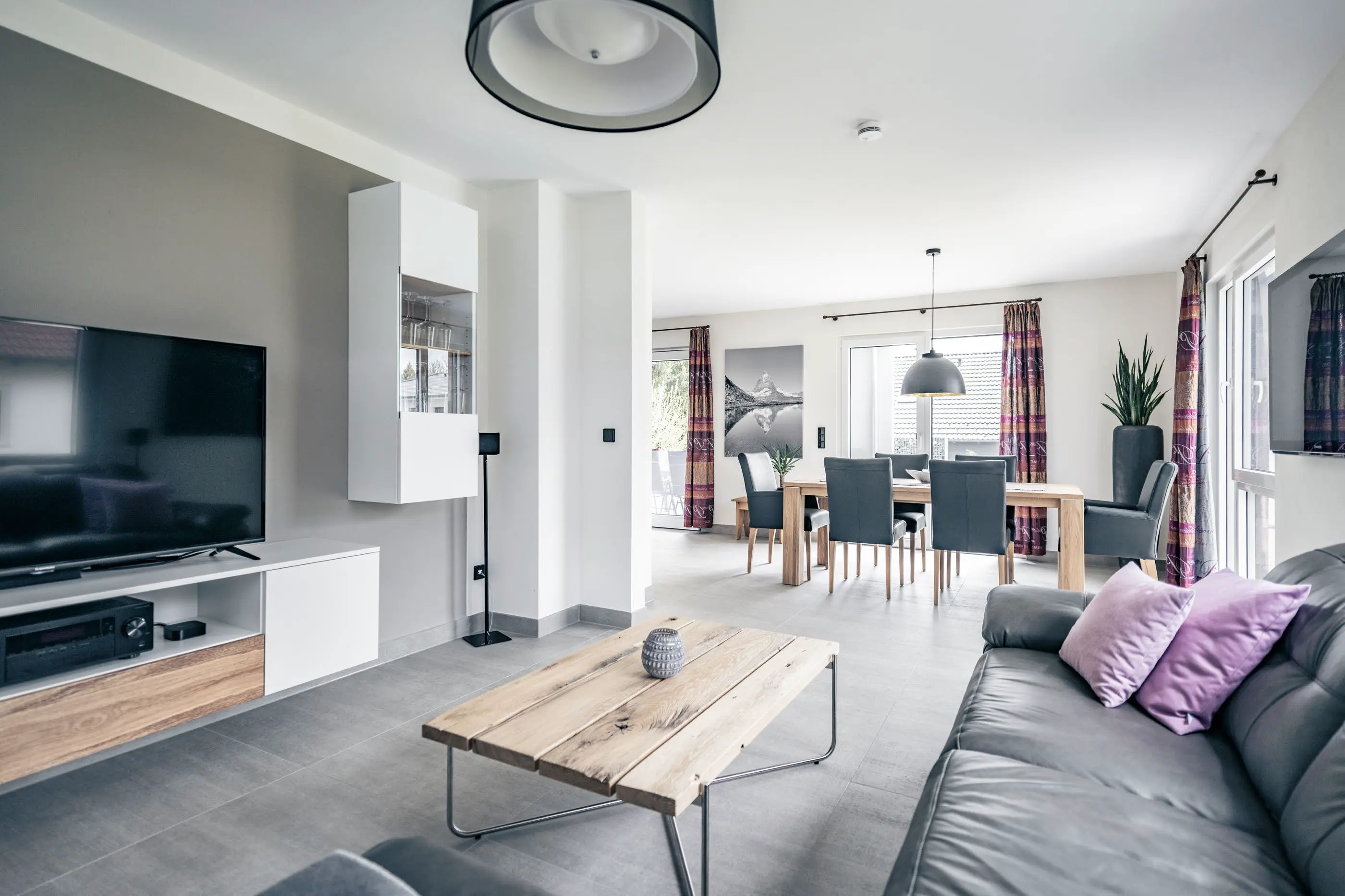 Essbereich im Einfamilienhaus Authentic in Vöhringen, gebaut von Hauser Massivbau