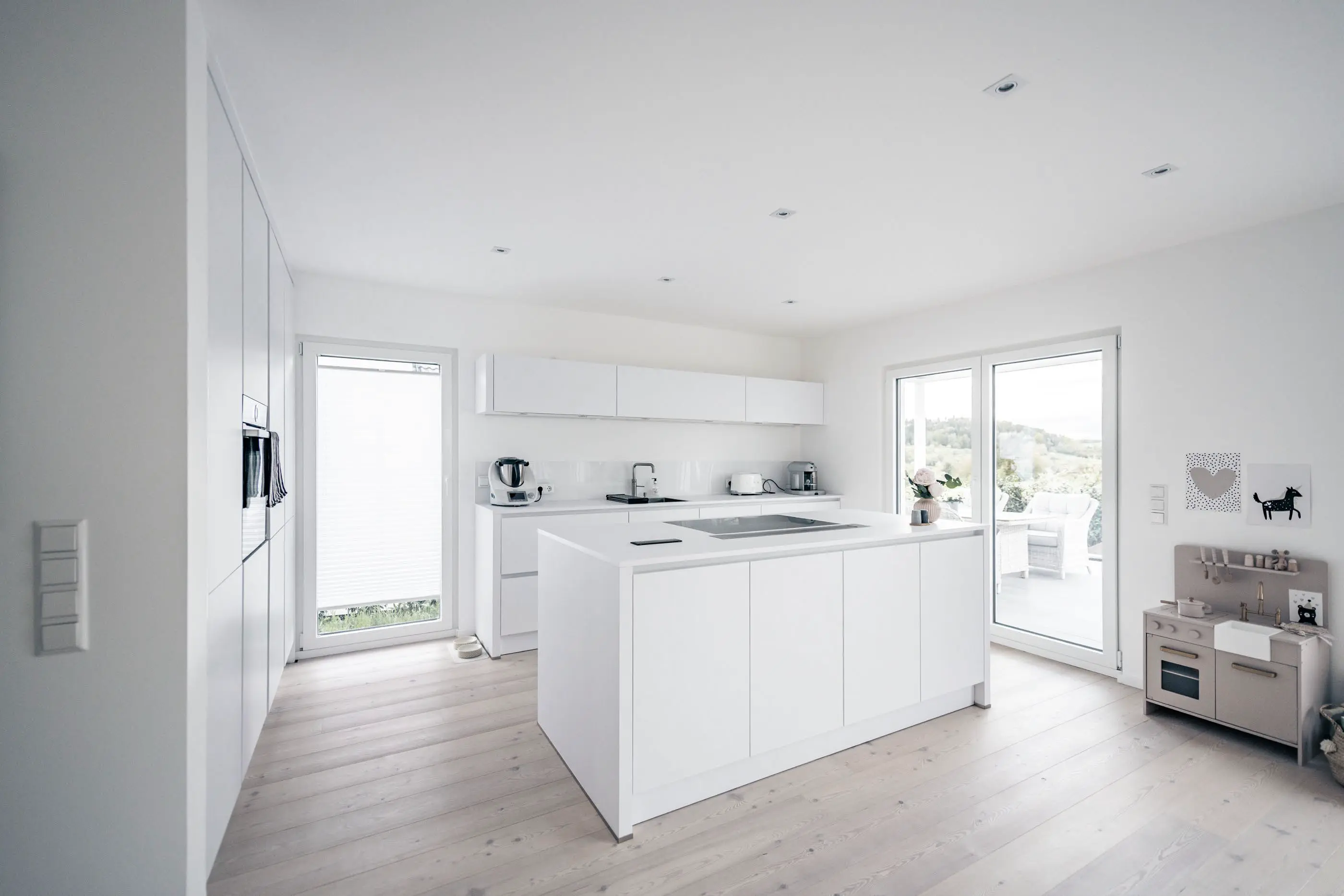 Küche im Einfamilienhaus der Familie Lohner, gebaut von Hauser Massivbau 