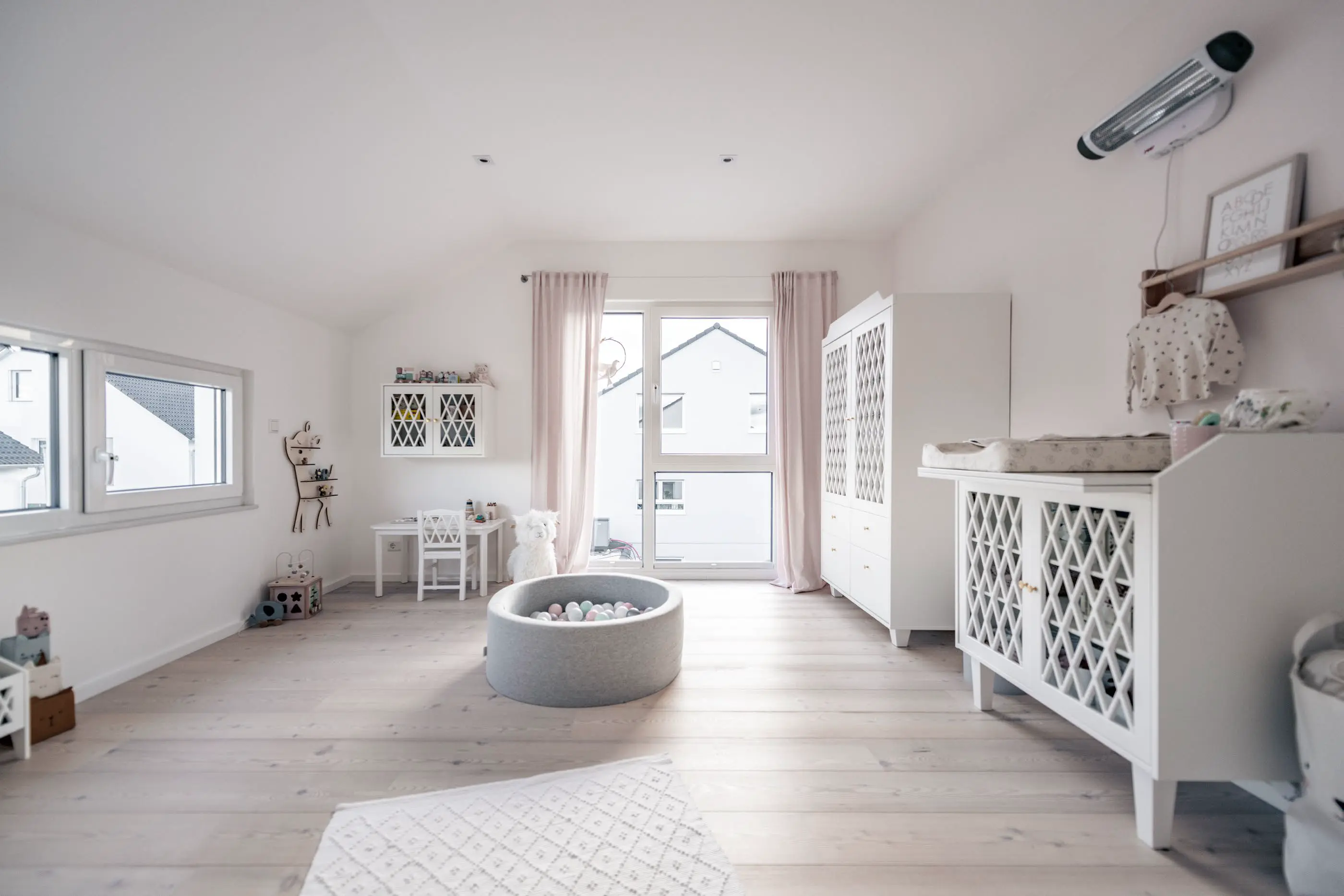 Kinderzimmer im Einfamilienhaus der Familie Lohner, gebaut von Hauser Massivbau 