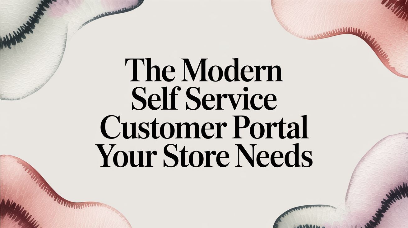 The Modern Self Service Customer Portal Your Store Needs