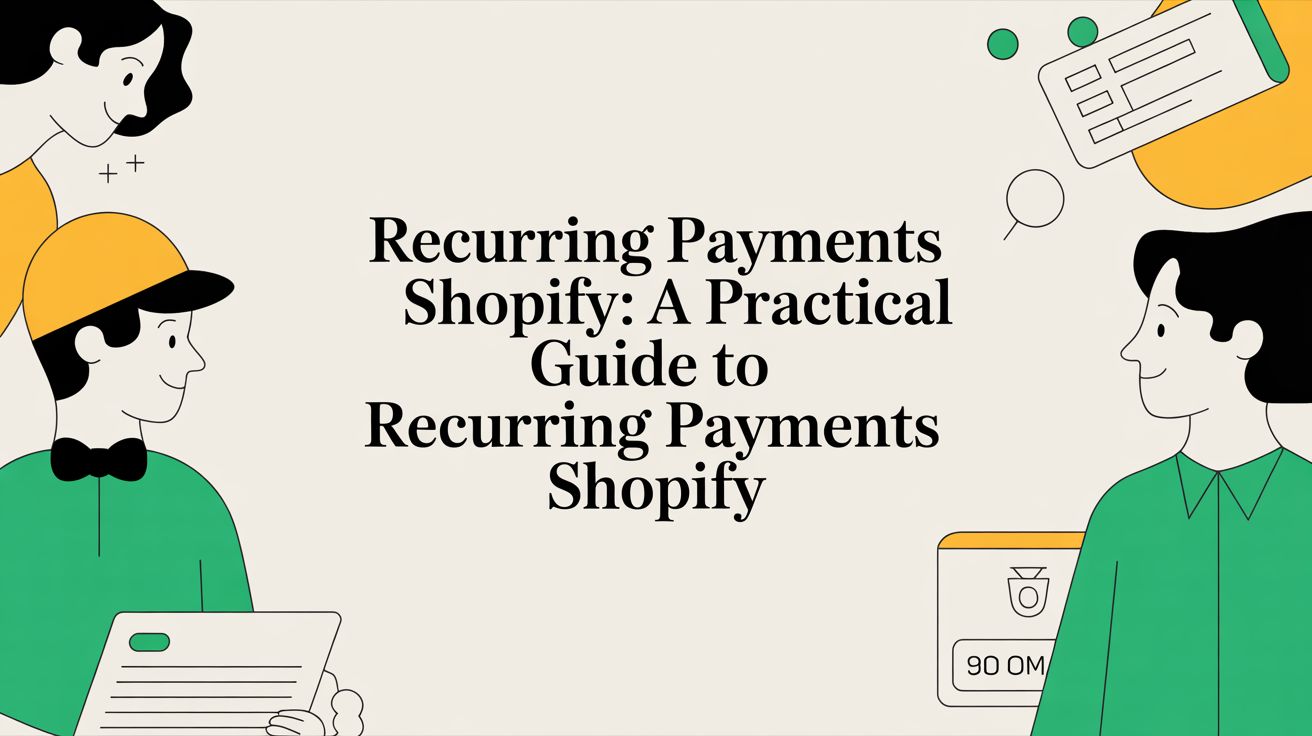 Recurring Payments Shopify: A Practical Guide to recurring payments shopify