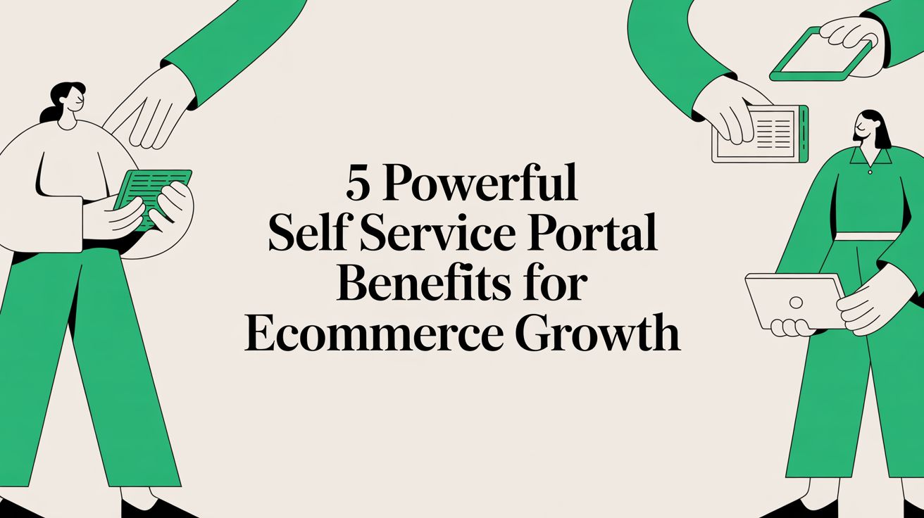 5 Powerful Self Service Portal Benefits for Ecommerce Growth