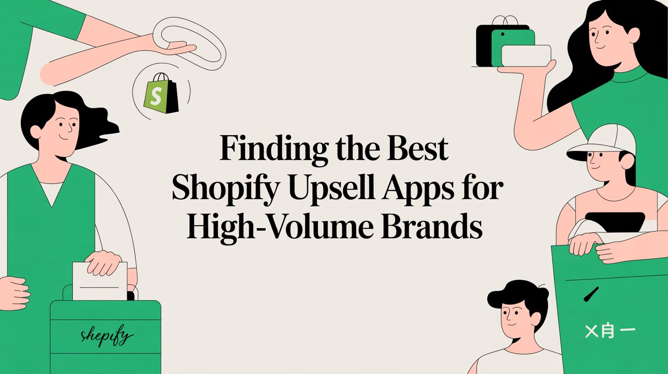 Finding the Best Shopify Upsell Apps for High-Volume Brands