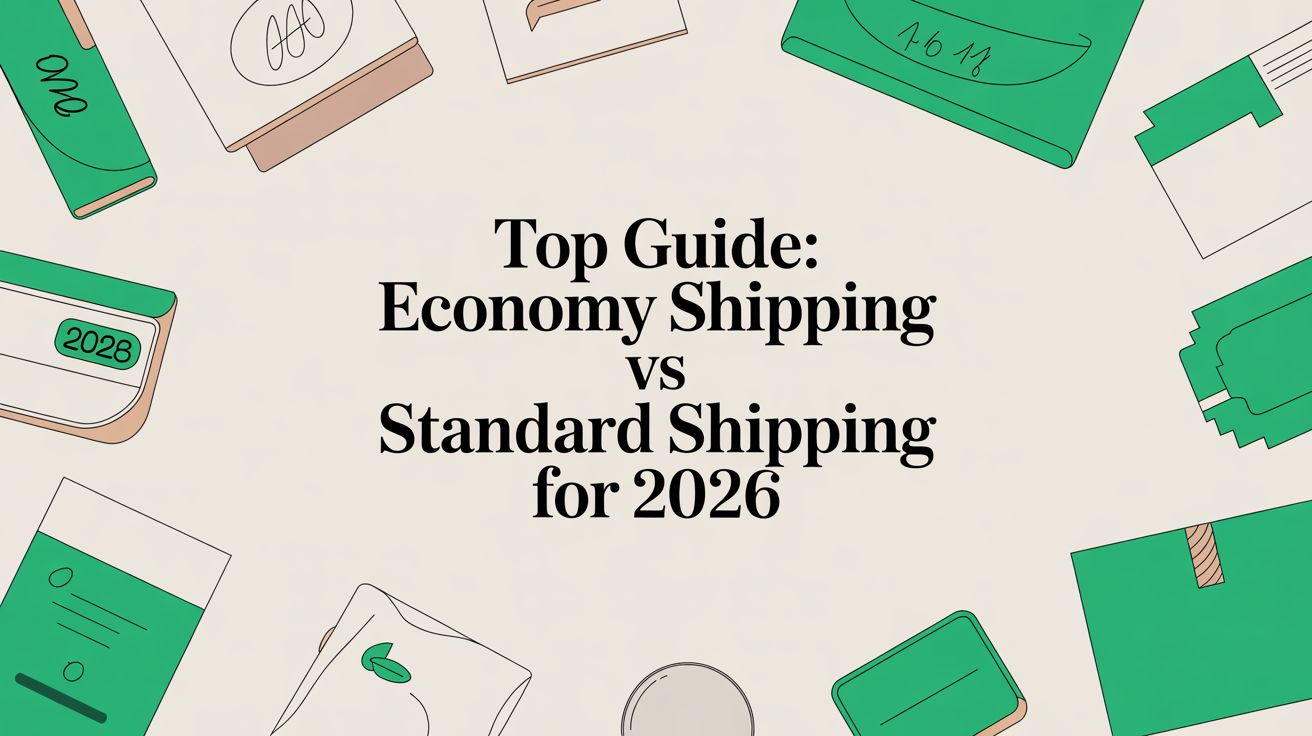 Top guide: economy shipping vs standard shipping for 2026