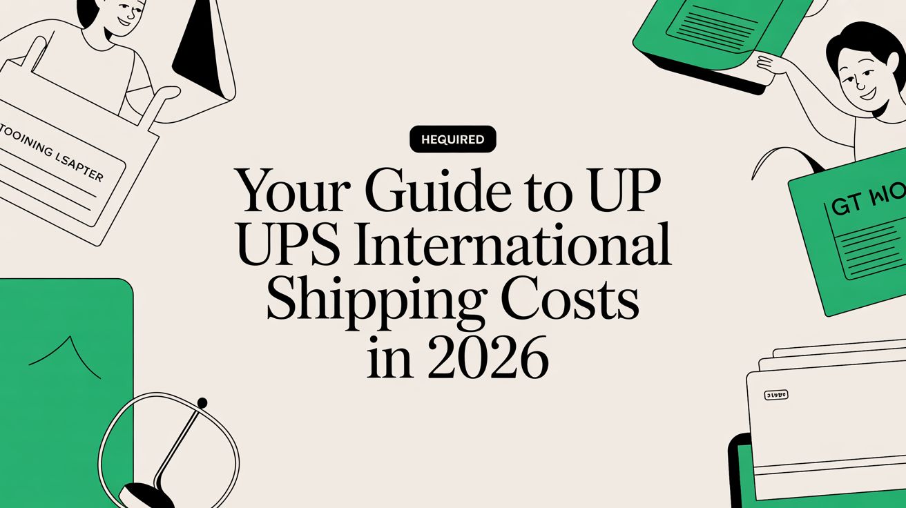 Your Guide to UPS International Shipping Costs in 2026