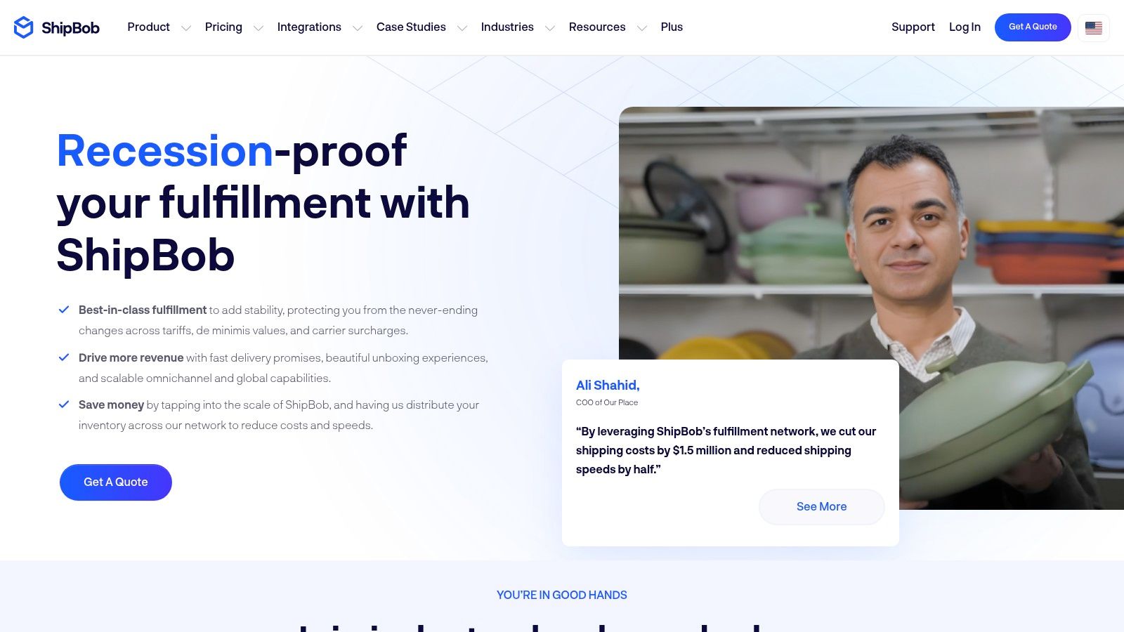 ShipBob (Global Fulfillment with Cross‑Border Shipping)