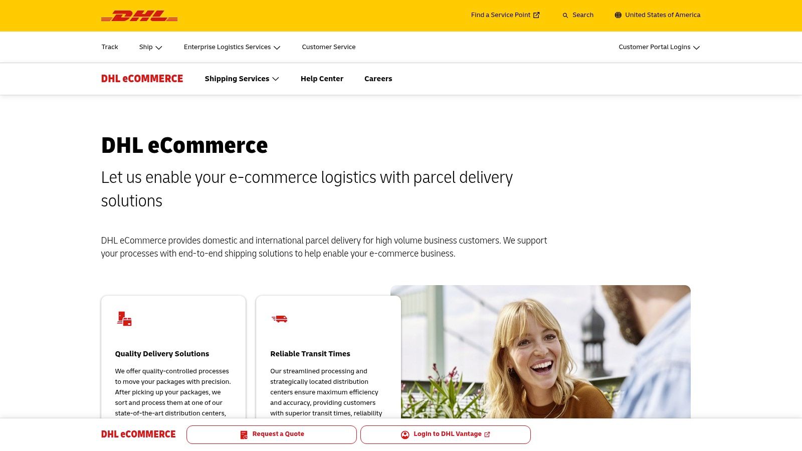 DHL eCommerce Solutions (and DHL Express)