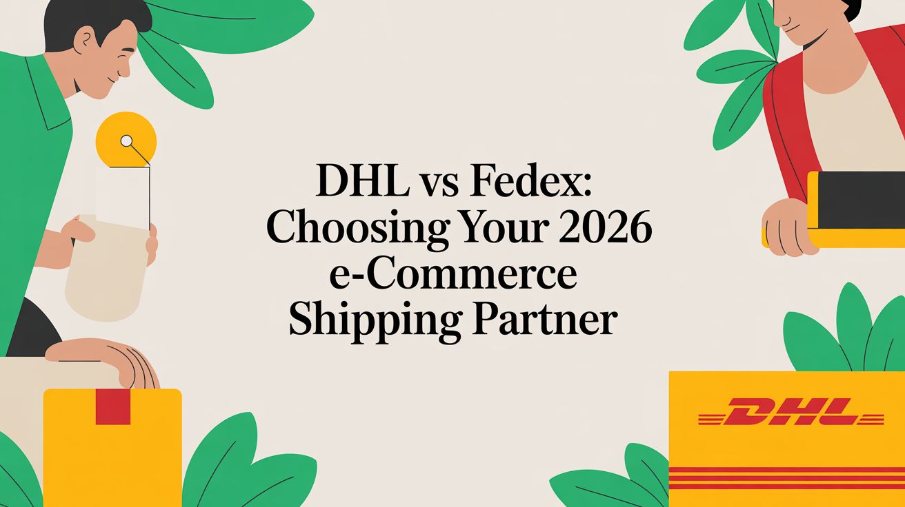 DHL vs FedEx Choosing Your 2026 Ecommerce Shipping Partner