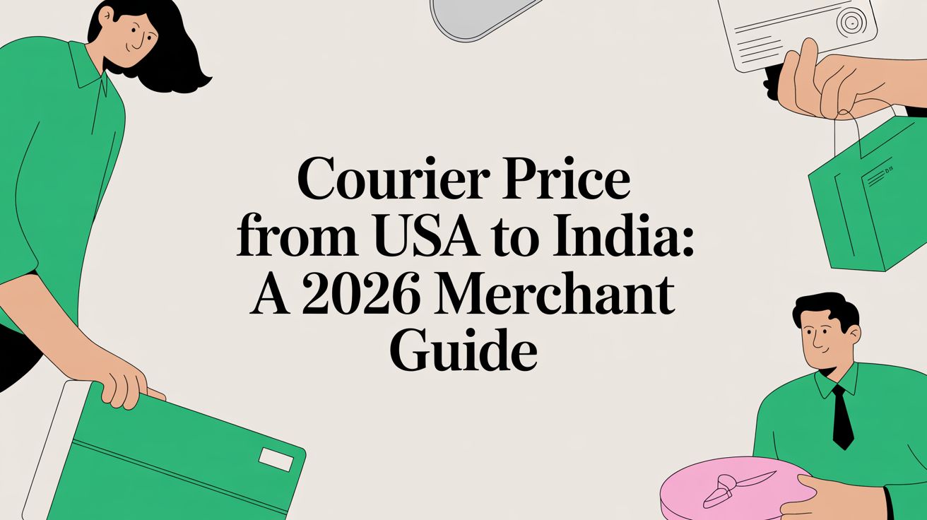 Courier Price from USA to India: A 2026 Merchant Guide