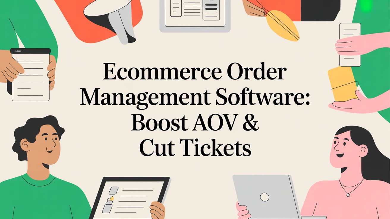 Ecommerce Order Management Software: Boost AOV & Cut Tickets