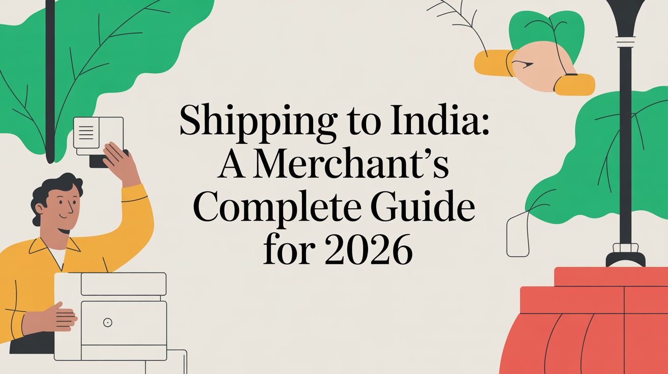 Shipping to India: A Merchant's Complete Guide for 2026