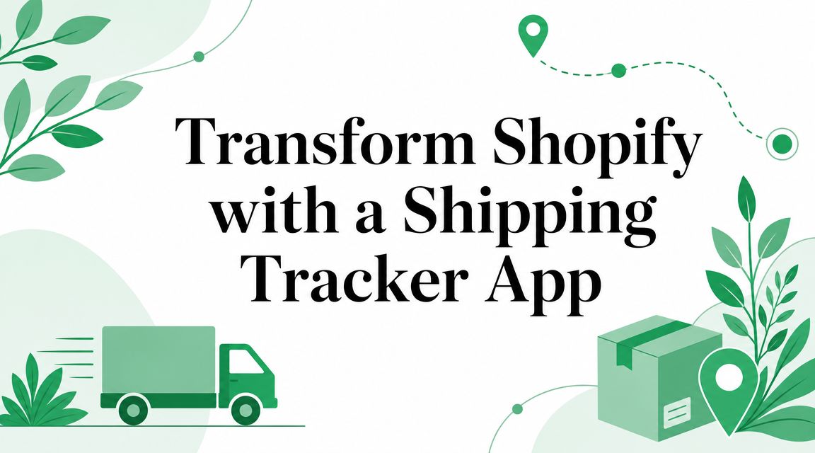 Transform Shopify with a Shipping Tracker App