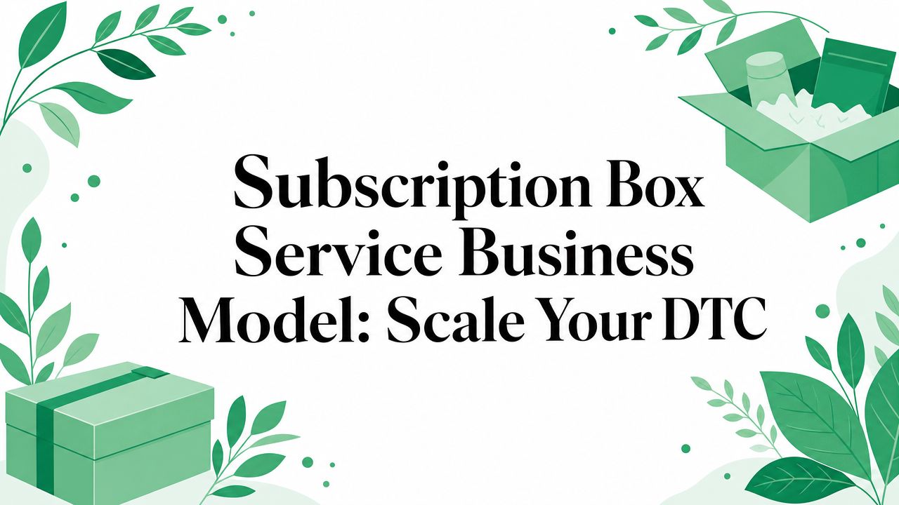 Subscription Box Service Business Model: Scale Your DTC
