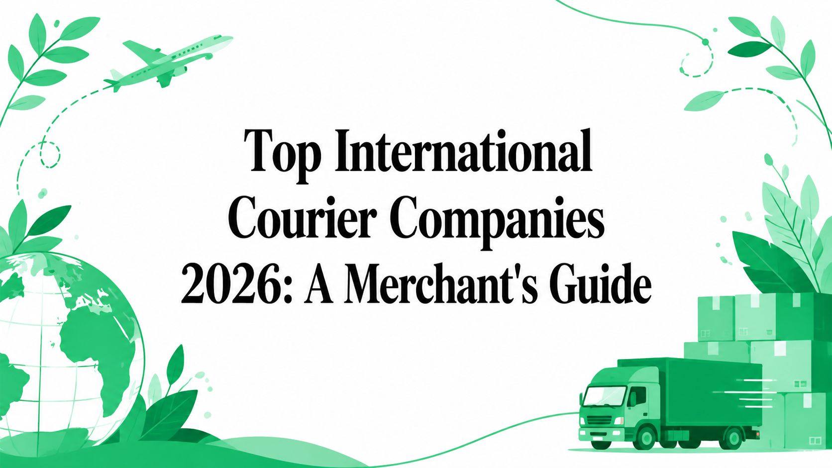 Top International Courier Companies 2026: A Merchant's Guide
