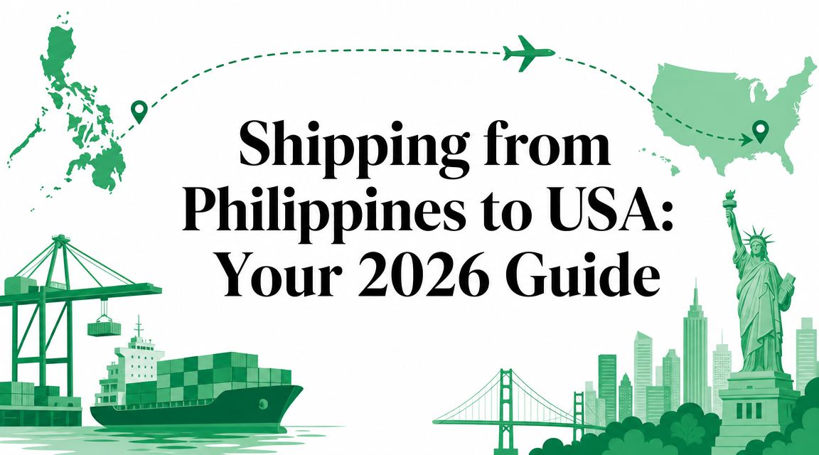 Shipping from Philippines to USA: Your 2026 Guide