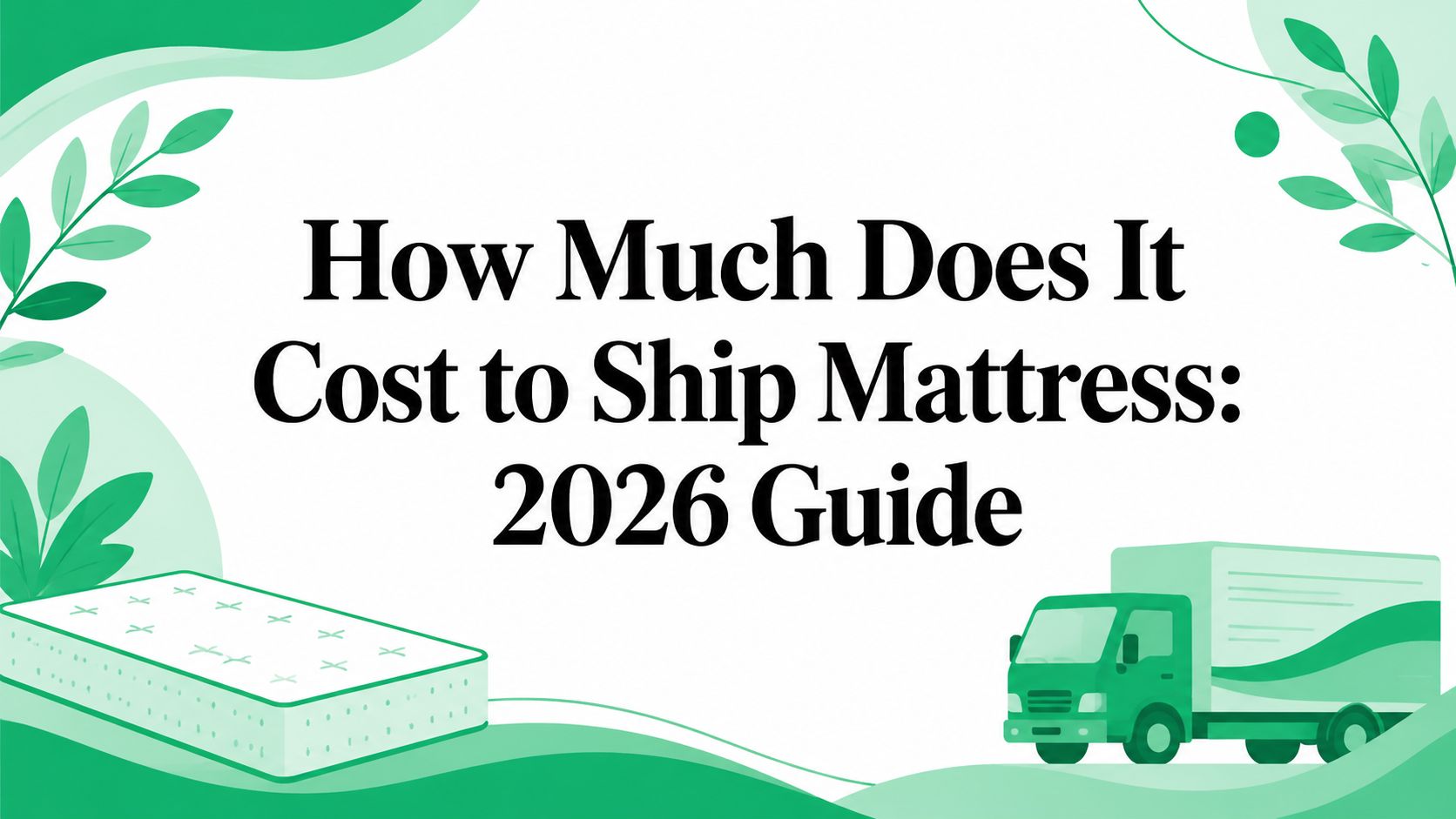 How Much Does It Cost to Ship Mattress: 2026 Guide