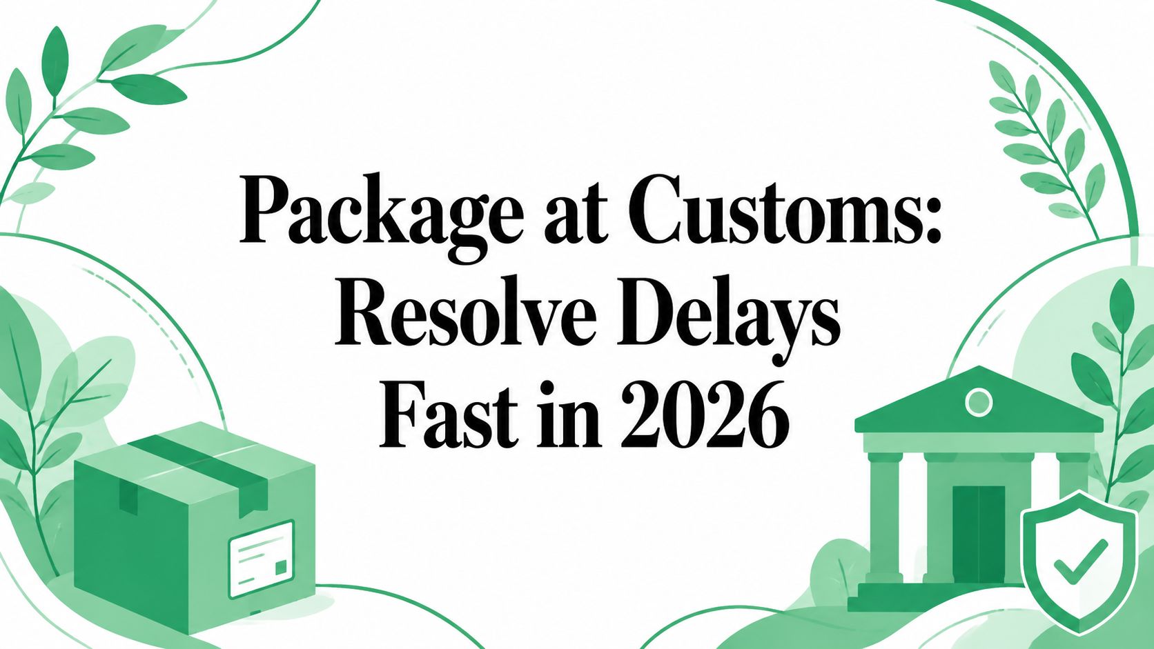 Package at Customs: Resolve Delays Fast in 2026