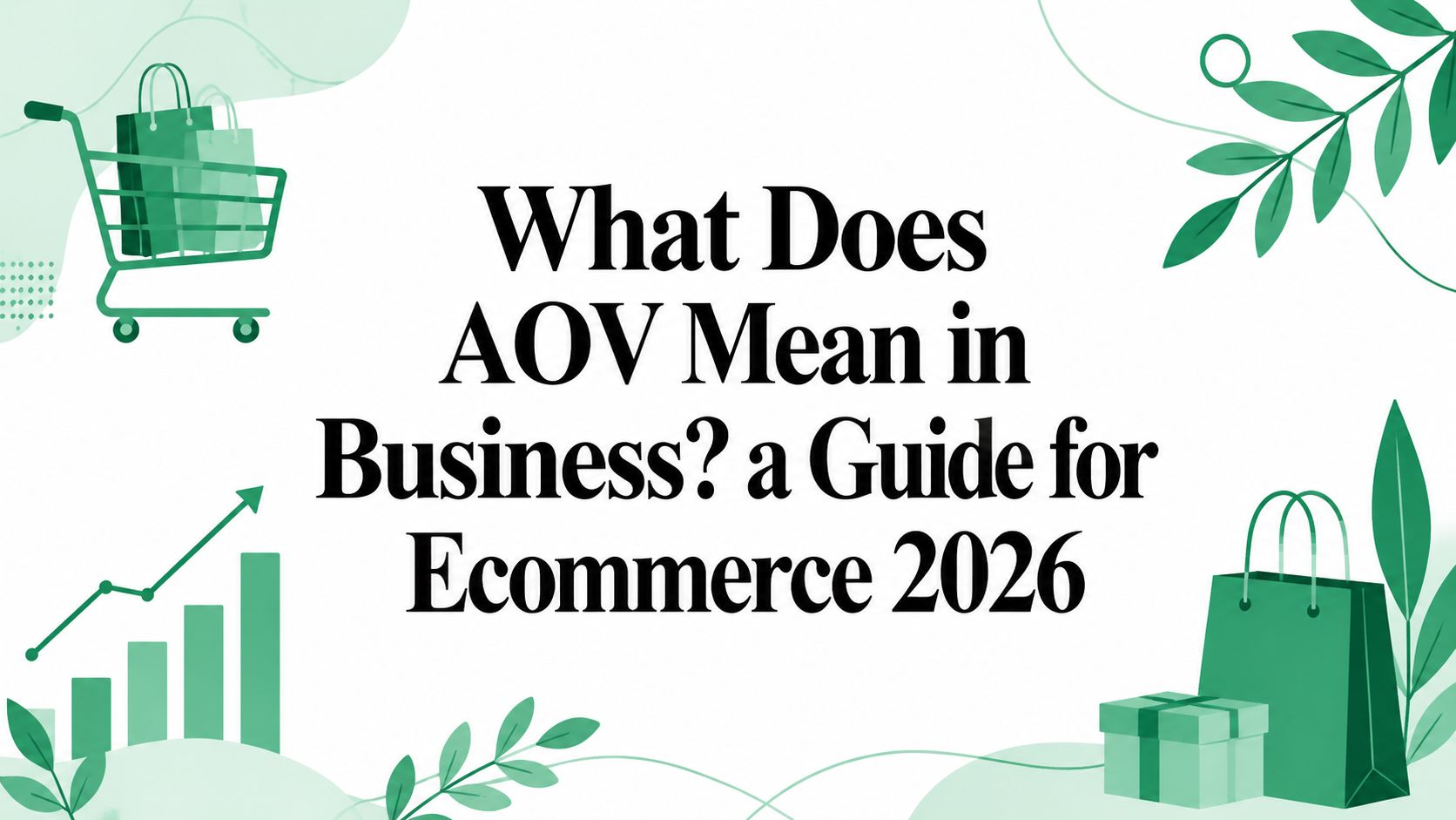 What Does AOV Mean in Business? a Guide for Ecommerce 2026