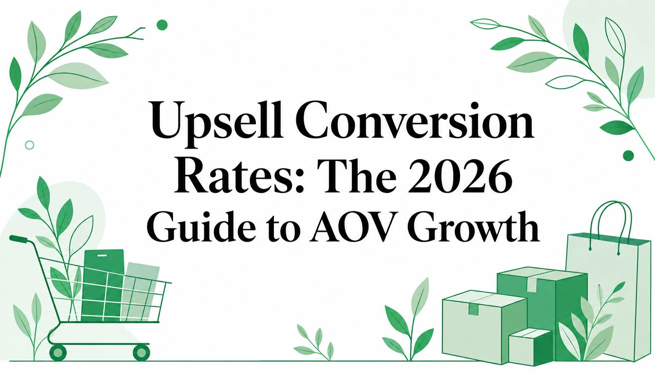 Upsell Conversion Rates: The 2026 Guide to AOV Growth