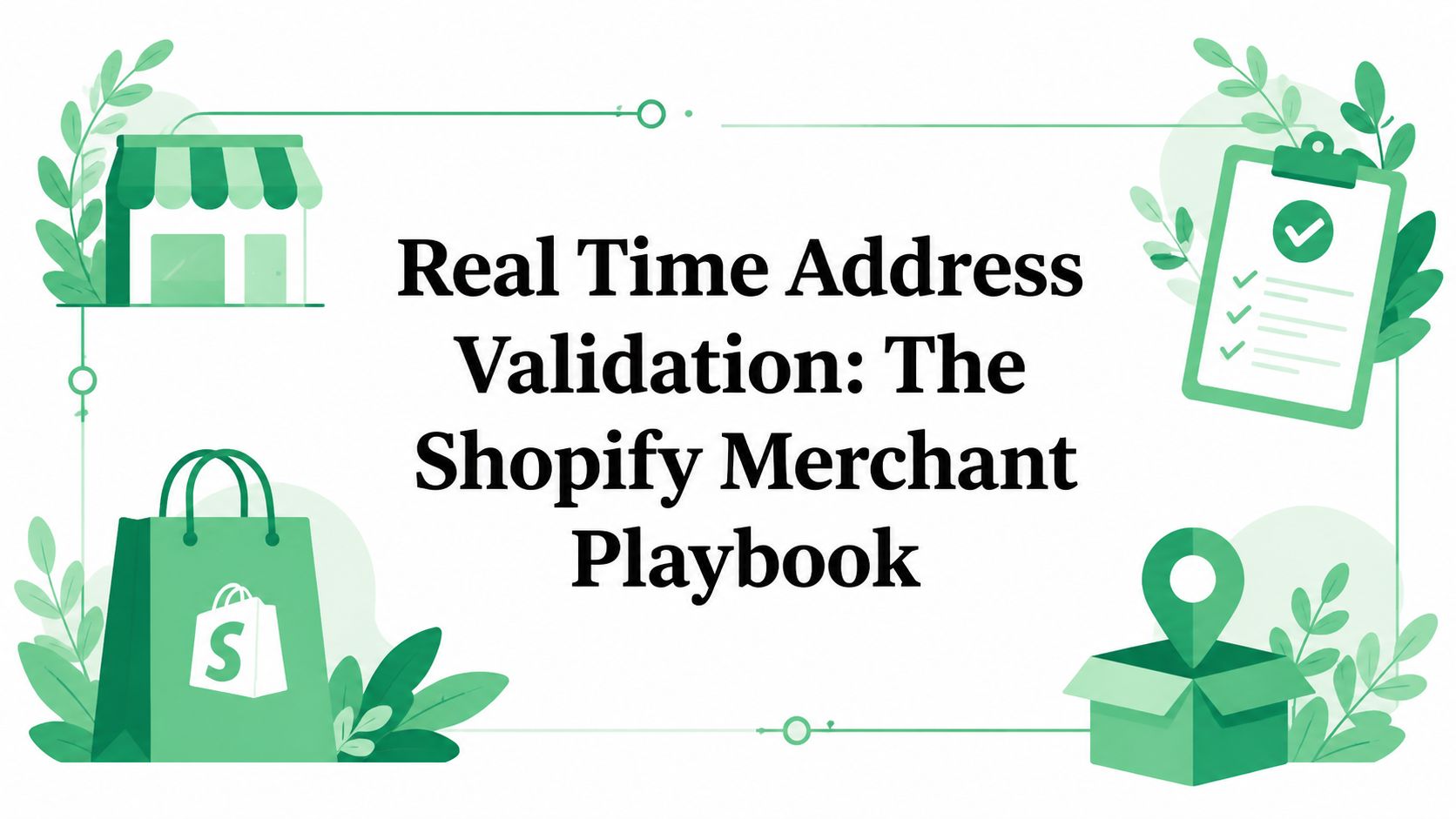 Real Time Address Validation: The Shopify Merchant Playbook