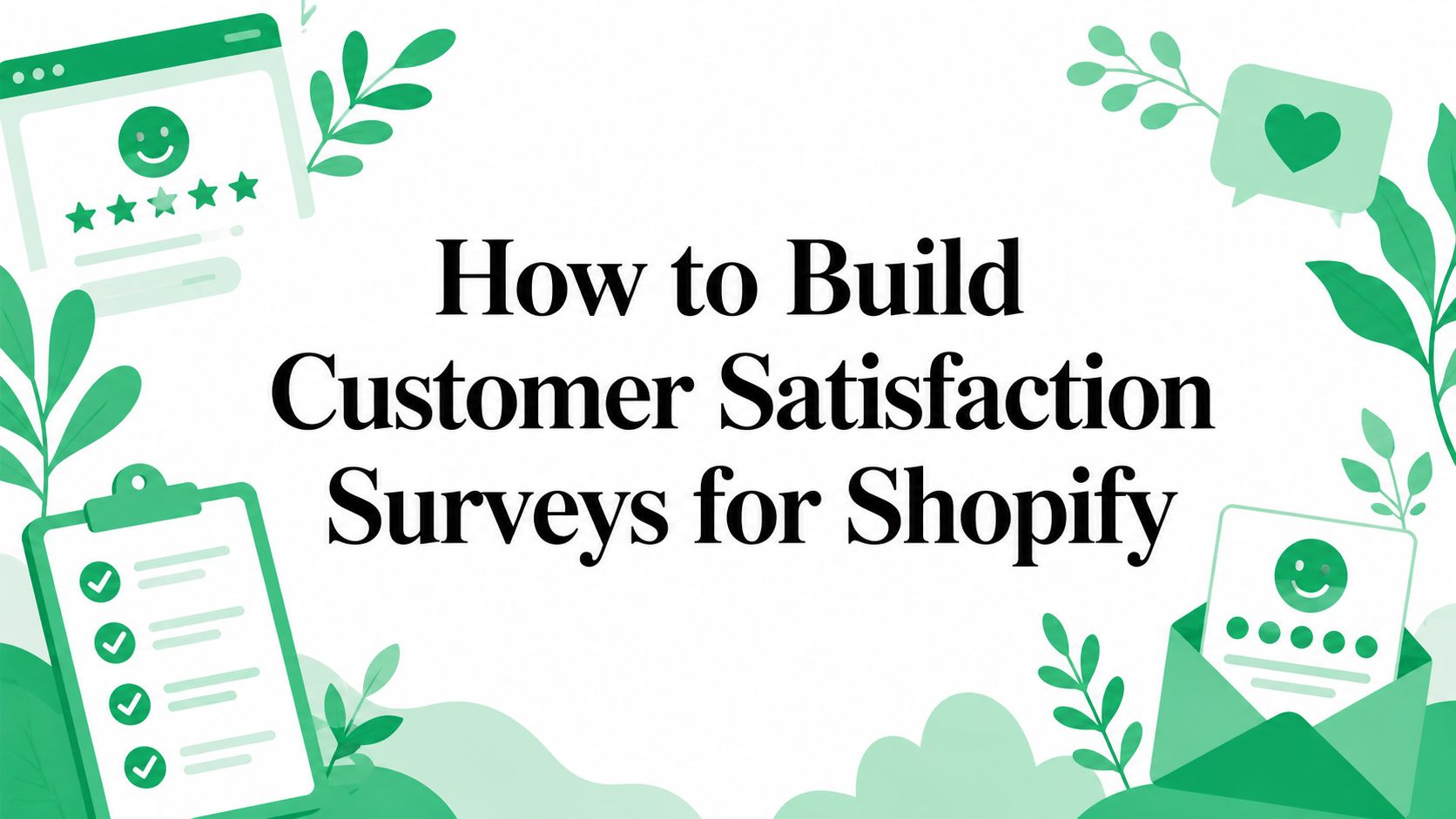 How to Build Customer Satisfaction Surveys for Shopify