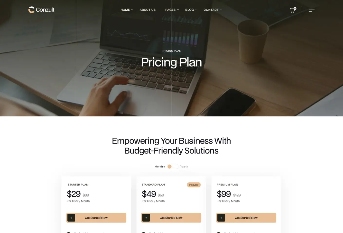 Pricing Page