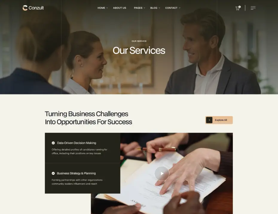 Service Page