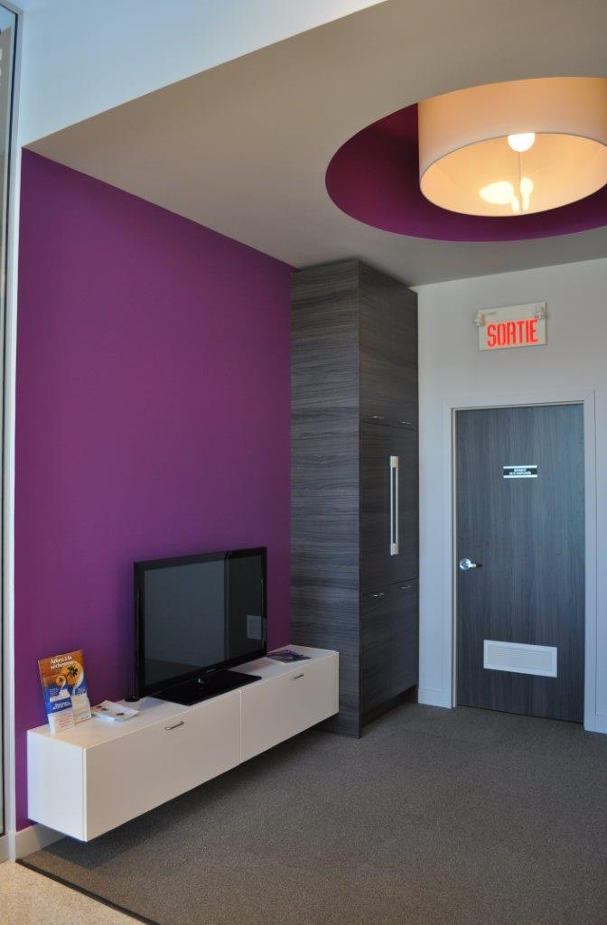 Finished office complex with modern architectural design