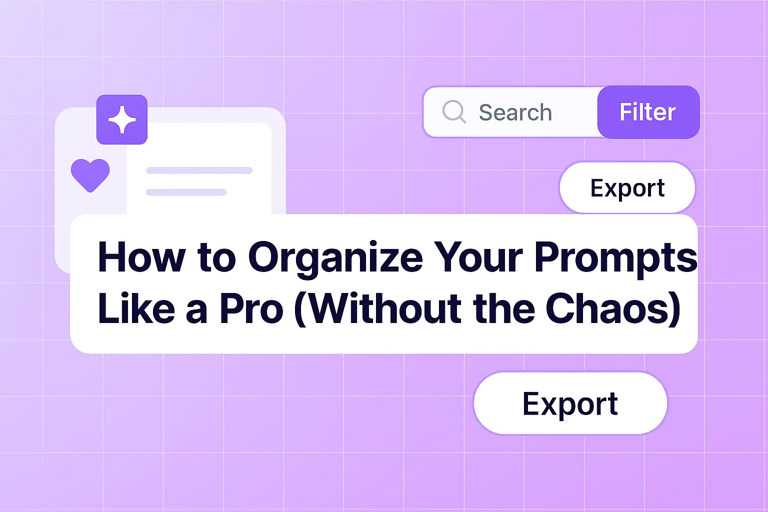 How to Organize Your Prompts Like a Pro (Without the Chaos)
