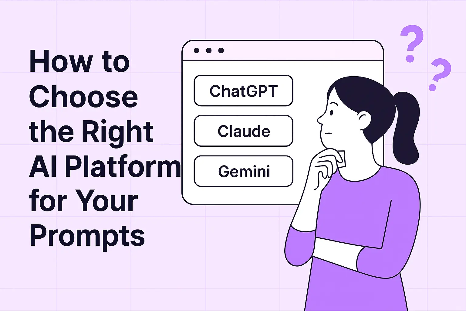 How to Choose the Right AI Platform for Your Prompts
