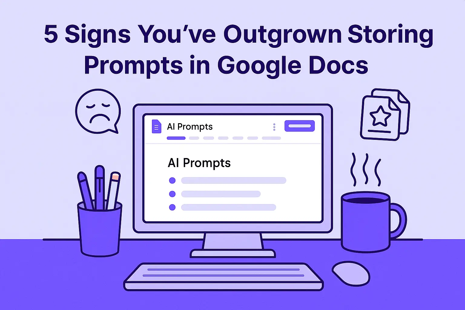 5 Signs You’ve Outgrown Storing Prompts in Google Docs