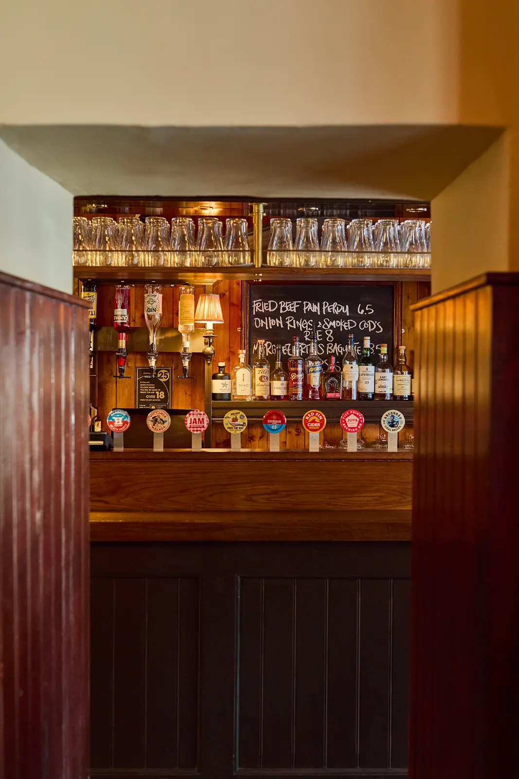 inside the bar